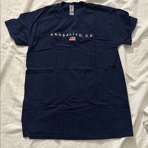 Gildan Heavy Cotton USA Navy T-Shirt